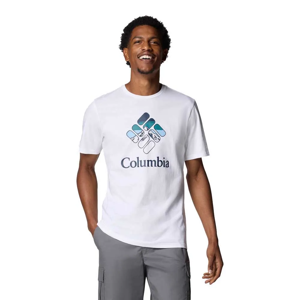 

Футболка с коротким рукавом Columbia Rapid Ridge Graphic, белый