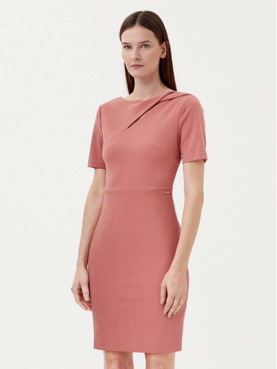 

Коктейльное платье стандартный крой K20K208174 Calvin Klein, розовый