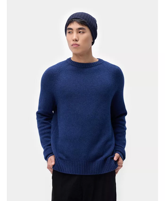 

Мужской кашемировый свитер реглан Gobi Cashmere, синий