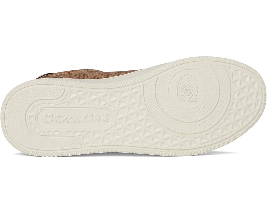 Кроссовки COACH High Line Signature Coated Canvas Sneaker, цвет Brown Khaki — фото 3