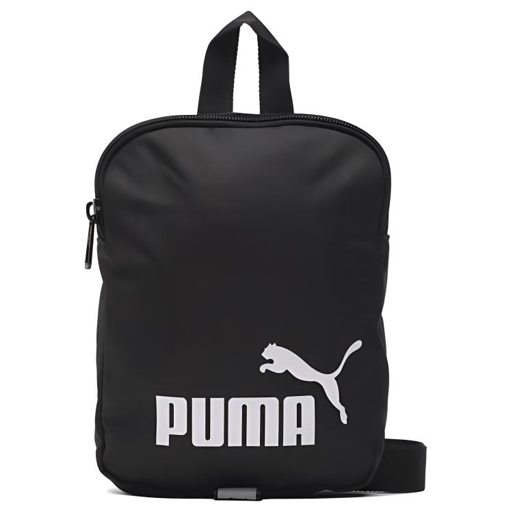 

Футболка из переработанных материалов с асимметричным плечом унисекс черная PUMA