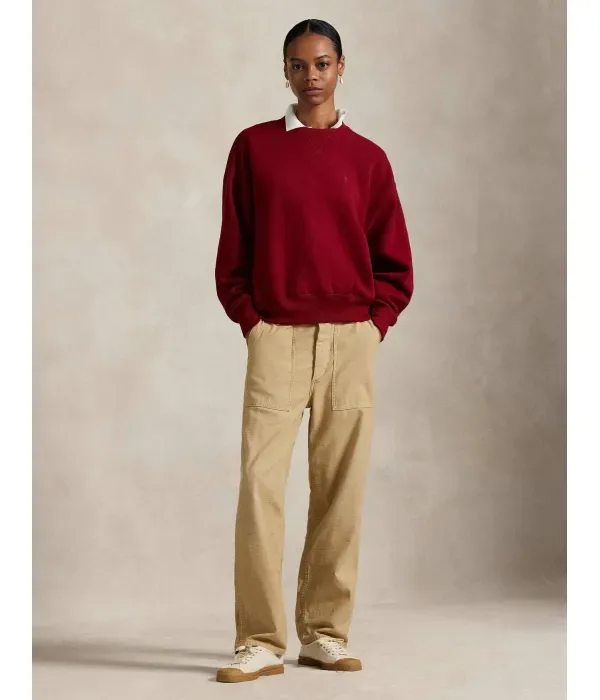 Толстовка relaxed fit Polo Ralph Lauren, красный — фото 2