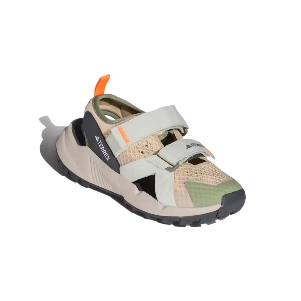 Сандалии Mesh Low Top Kids' Adidas, Sandy Layer/Beige/Tent Green — фото 4