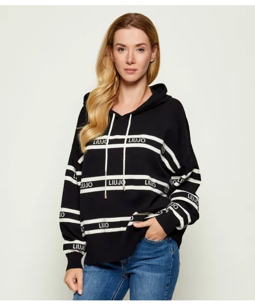 

Свитер Relaxed fit Liu Jo Sport, черный