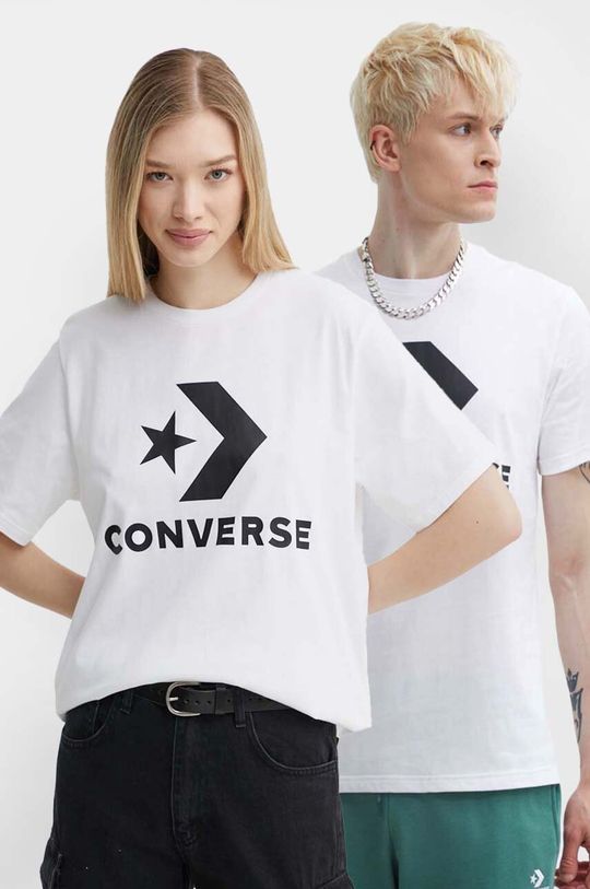 

Хлопковая футболка Converse, белый