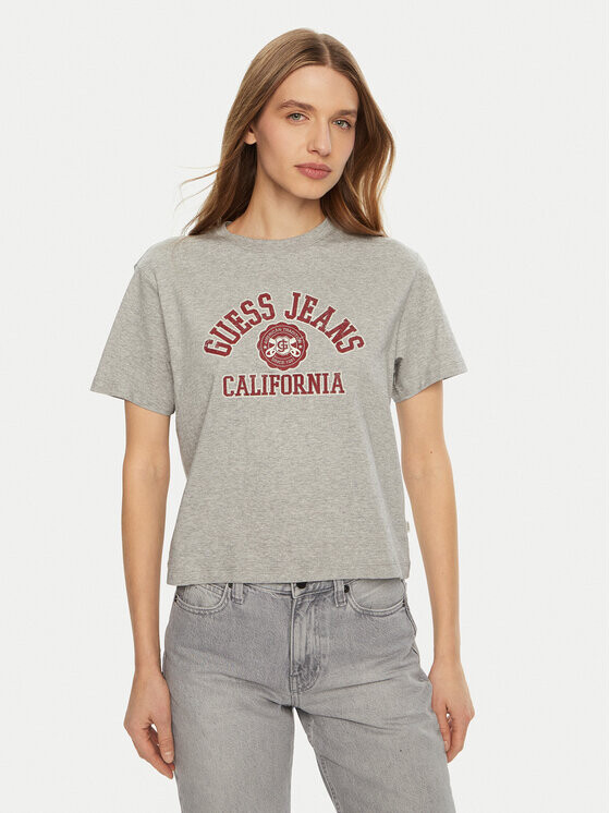 

Футболка стандартного кроя Guess, серый