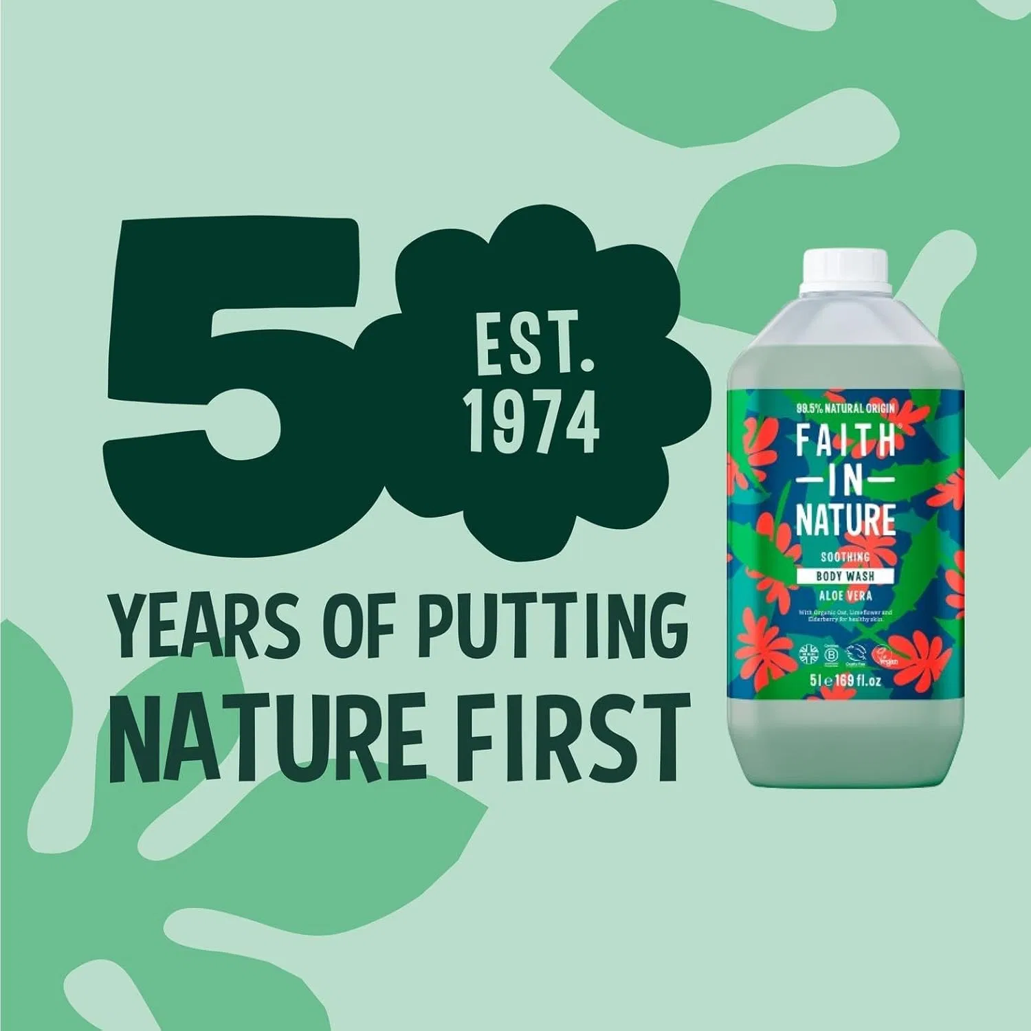 Гель для душа с алоэ вера «Aloe Vera Body Wash» от Faith in Nature Faith In Nature — фото 2