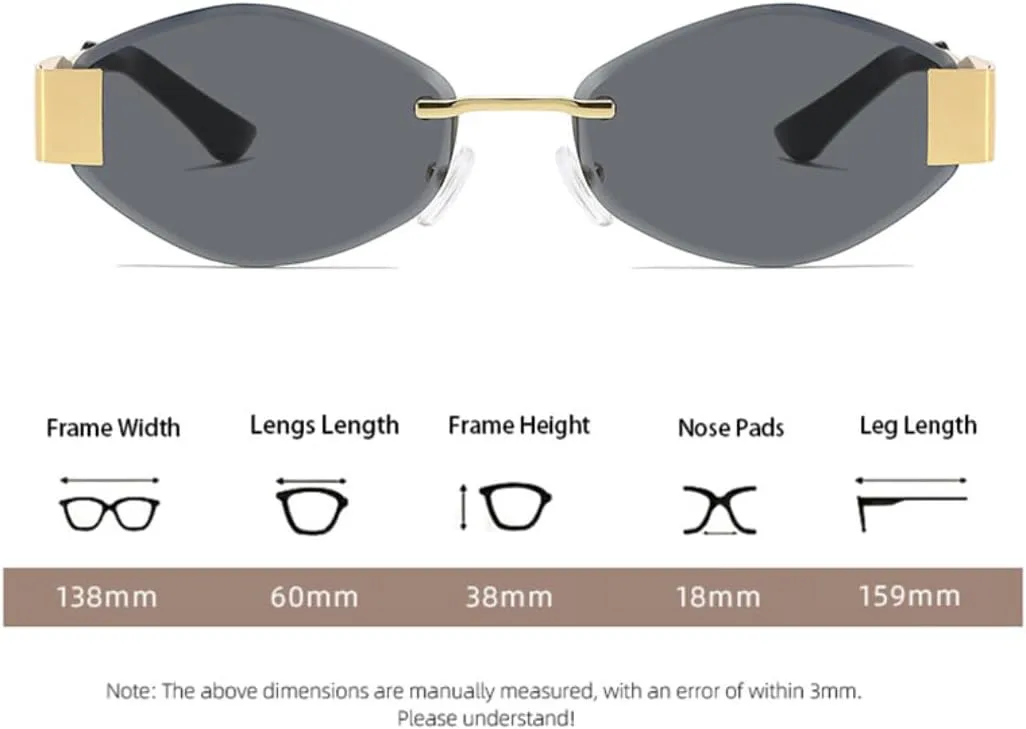 

Солнцезащитные очки с защитой UV400 | Толстая металлическая оправа | Для женщин и мужчин | Для занятий спортом на открытом воздухе и путешествий DSVIGF, Double Grey