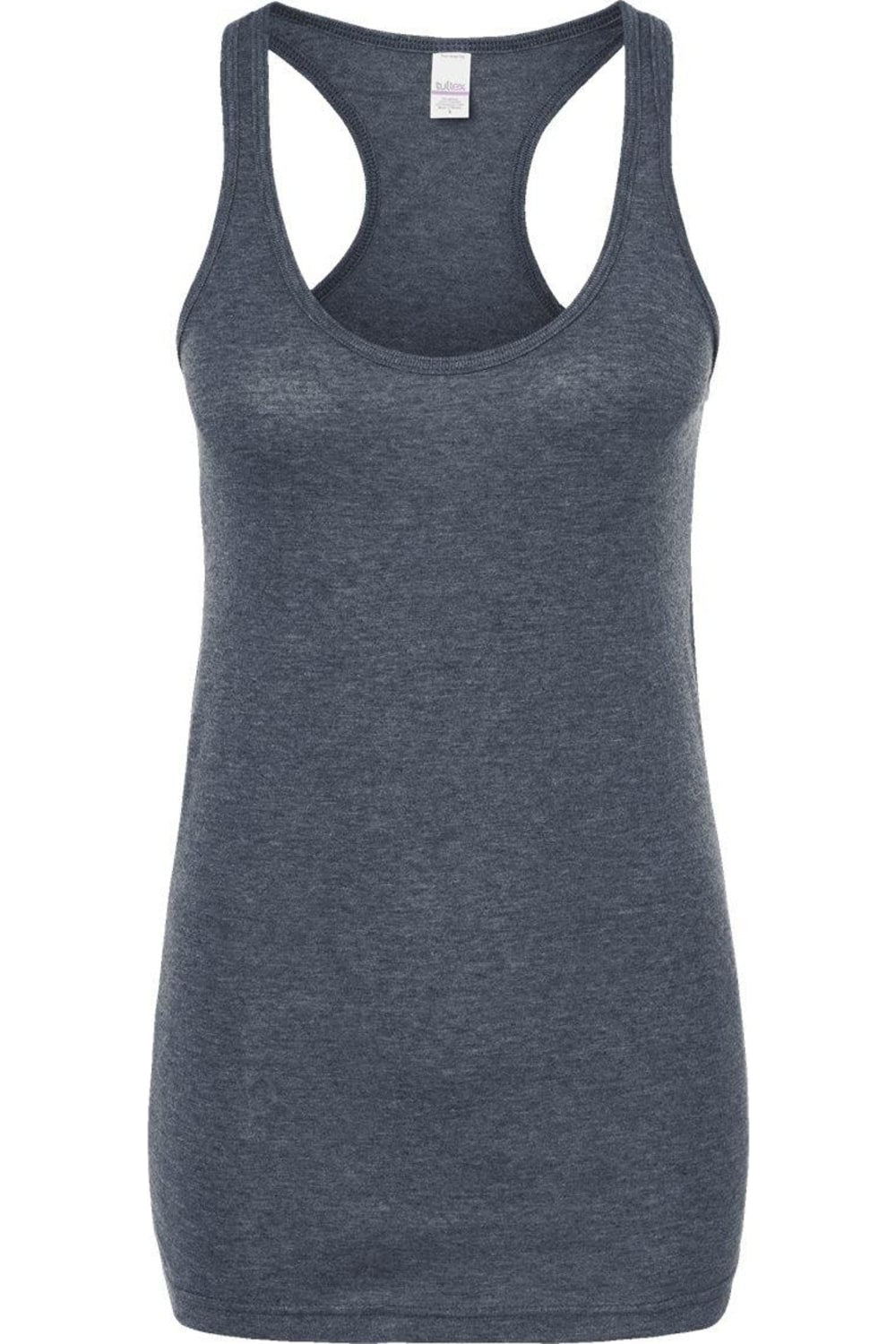 

Женская майка-борцовка Tultex Poly-Rich, цвет heather navy