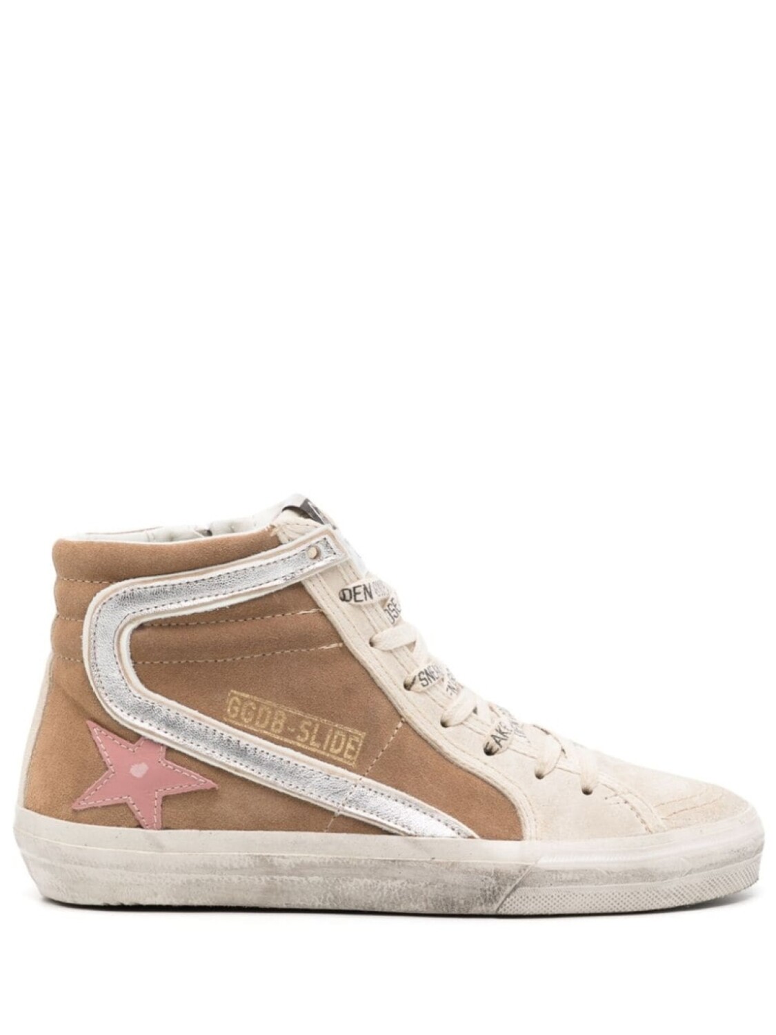 

Кеды Slide на шнуровке Golden Goose, бежевый