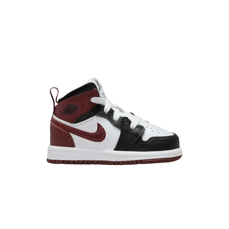 

Кроссовки Air Jordan 1 Mid SE TD 'Dark Pony', красный