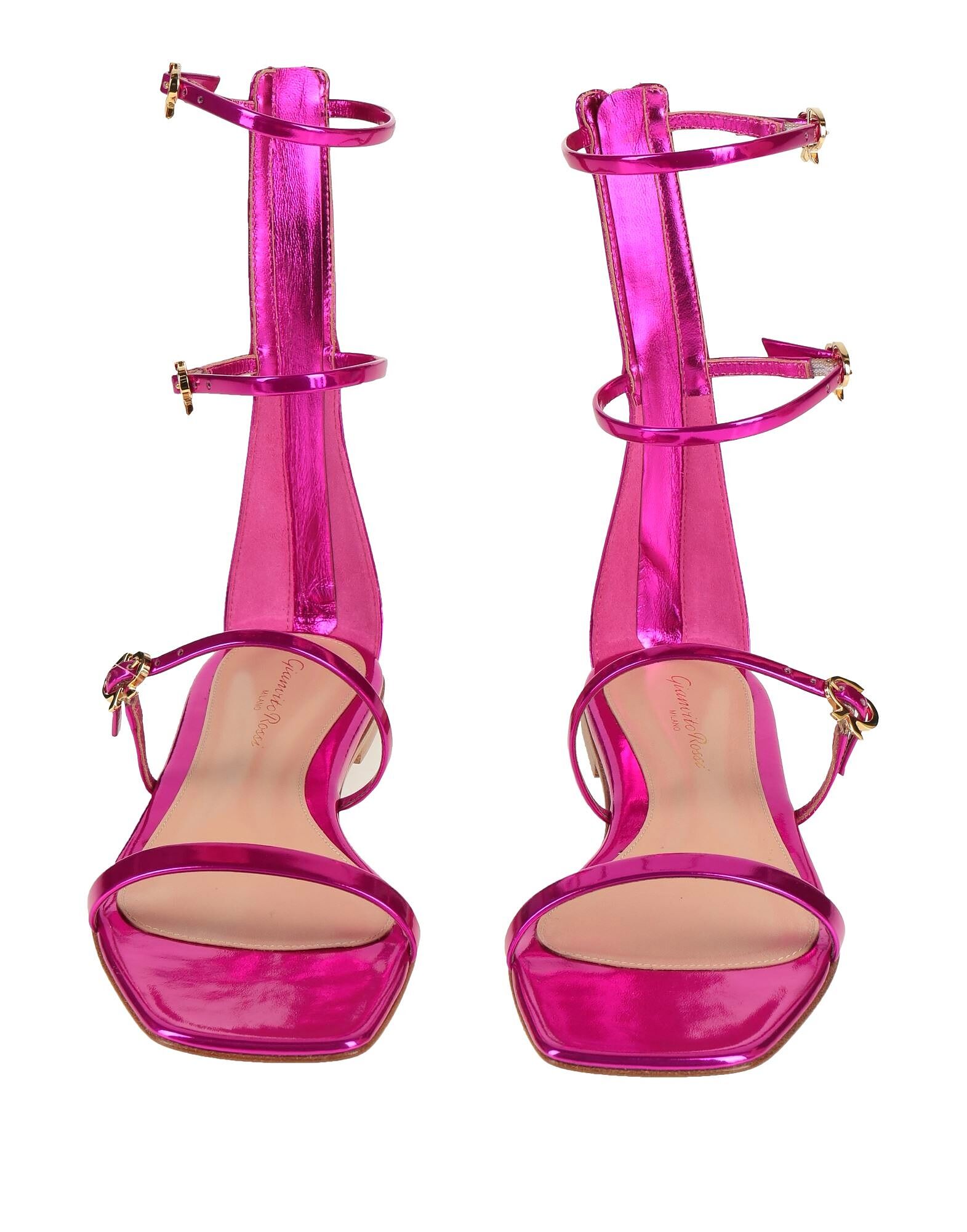 Сандалии Gianvito Rossi, фуксия — фото 4