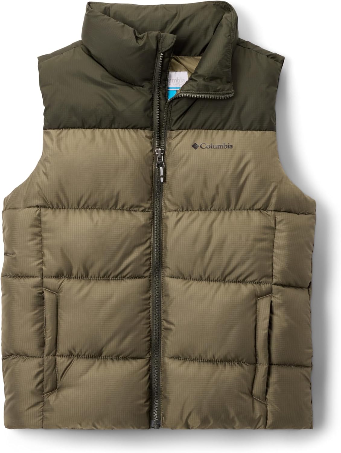 

Жилет-унисекс для детей Columbia Puffect, Stone Green/Greenscape