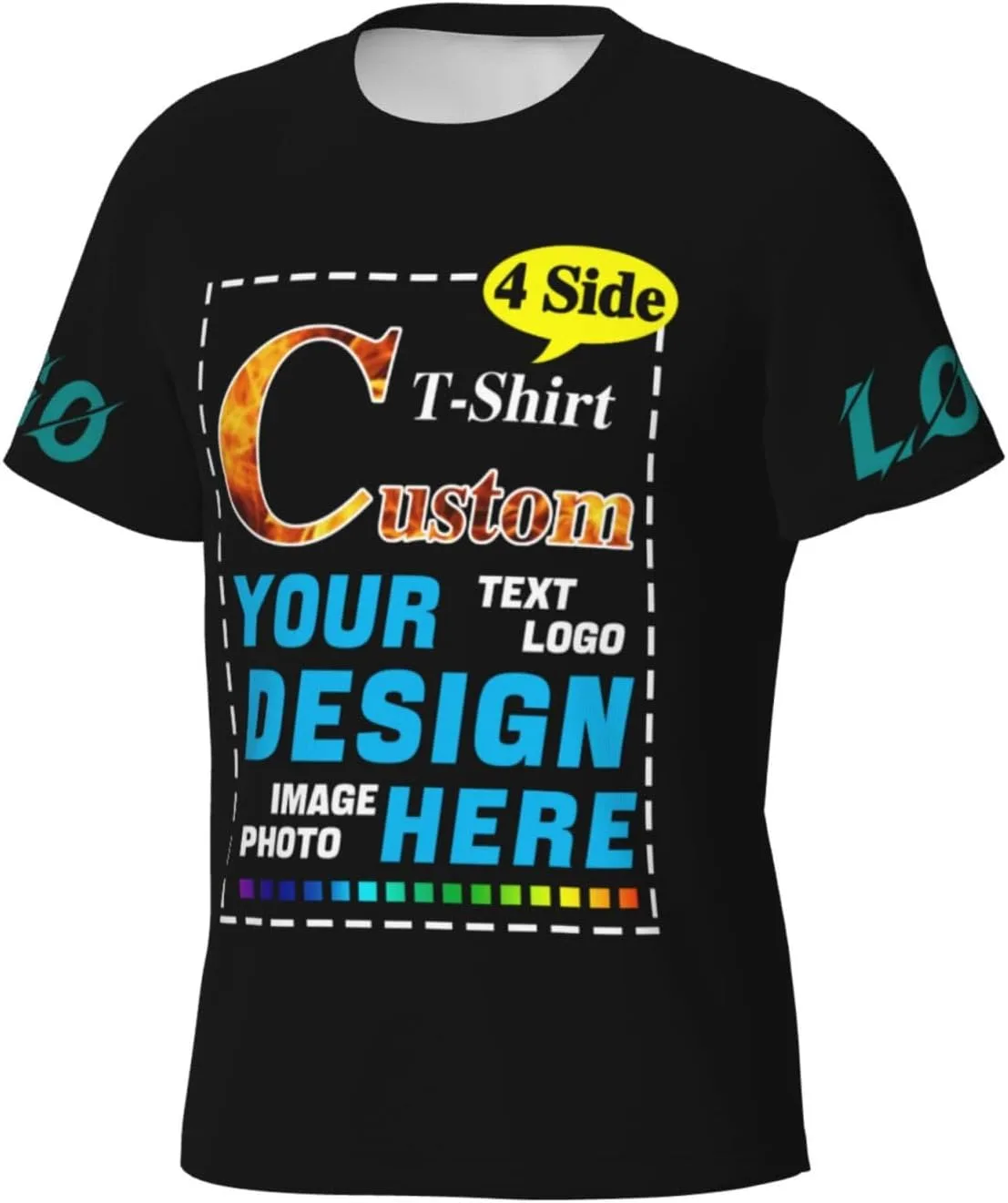 Мужская футболка Custom T Shirt с индивидуальным дизайном — фото 3