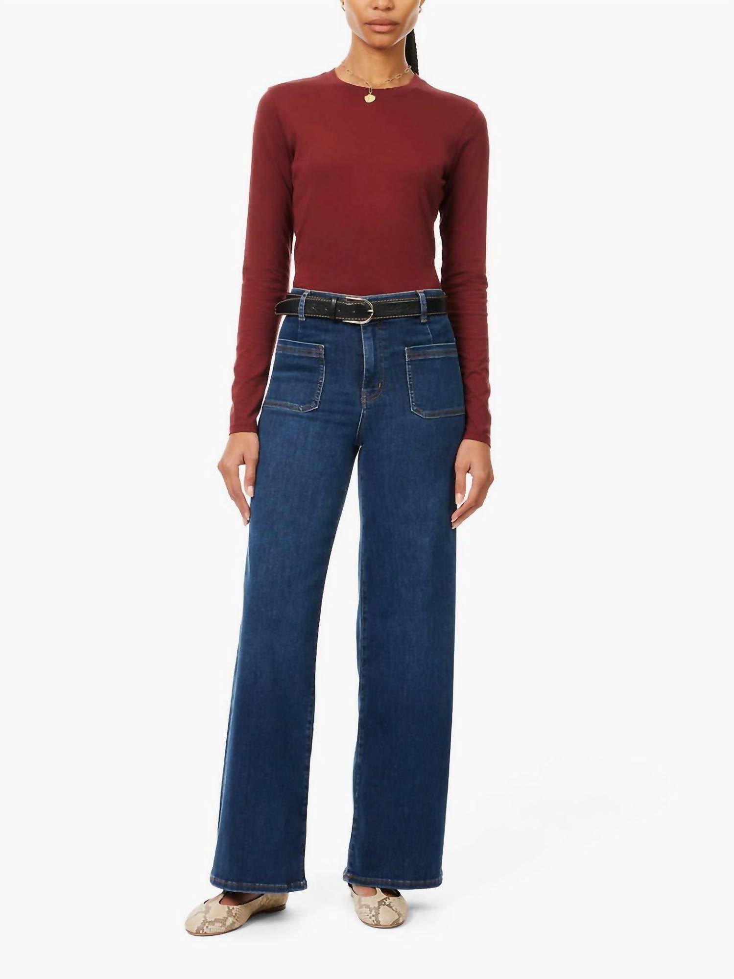 

Детская футболка с длинным рукавом в цвете сира красный FRAME