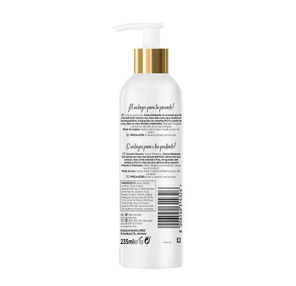 Питательный крем для волос Rizos Naturales Pantene, 235 ml — фото 2