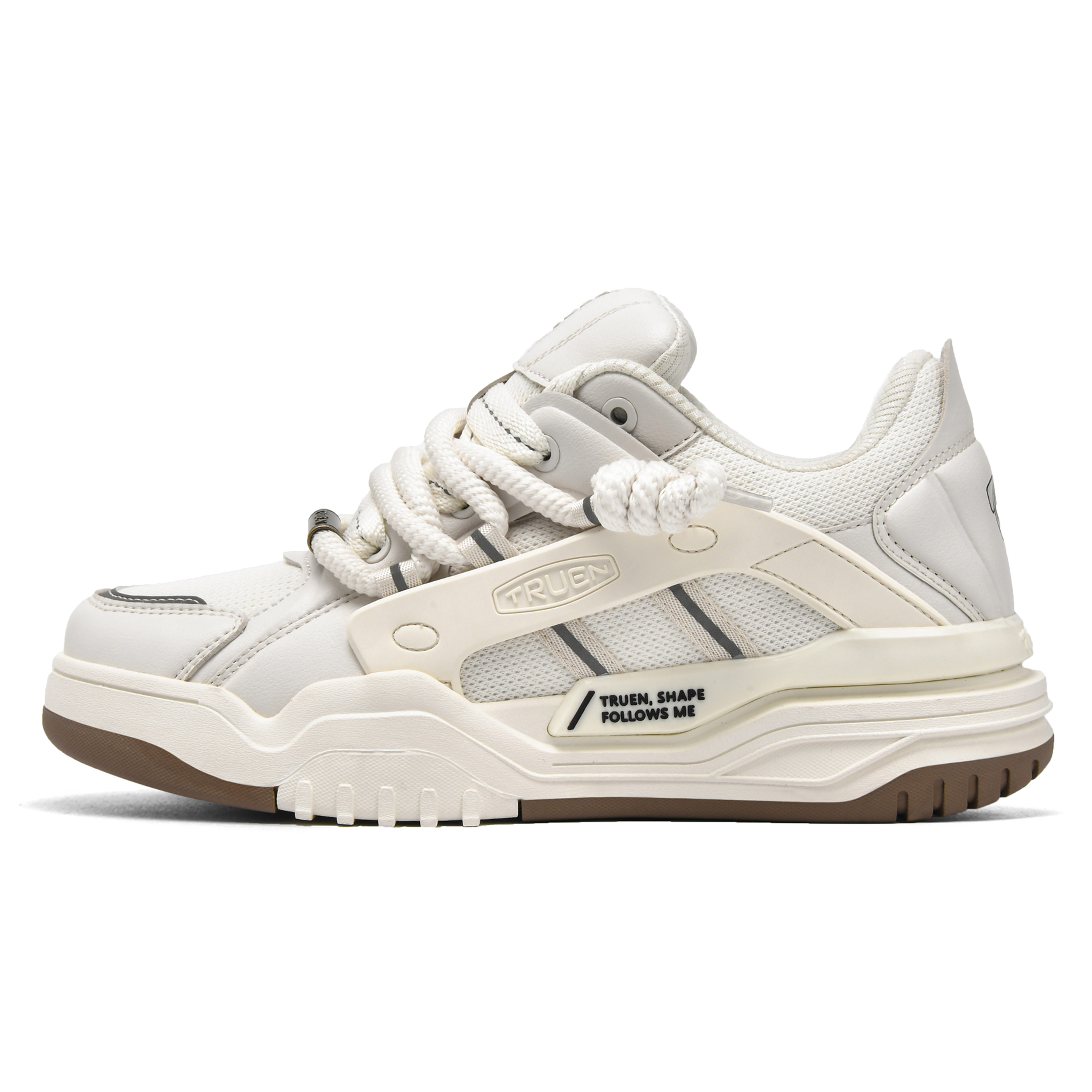 

Мужские кроссовки для скейтбординга TRUEN Bread Collection, устойчивые к истиранию и увеличивающие рост TRUE-N, Beige