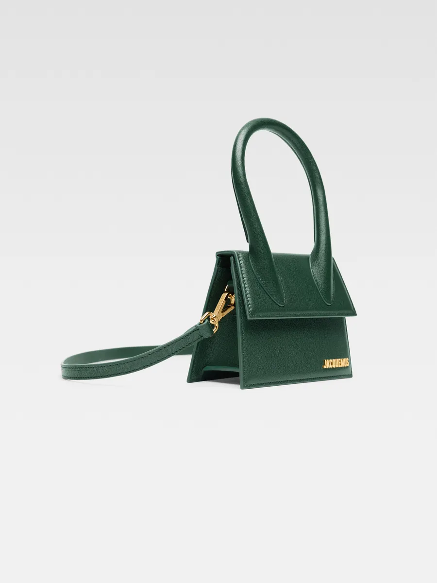 

Фирменная сумочка Ле Чикито мойен Jacquemus, темно-зеленый