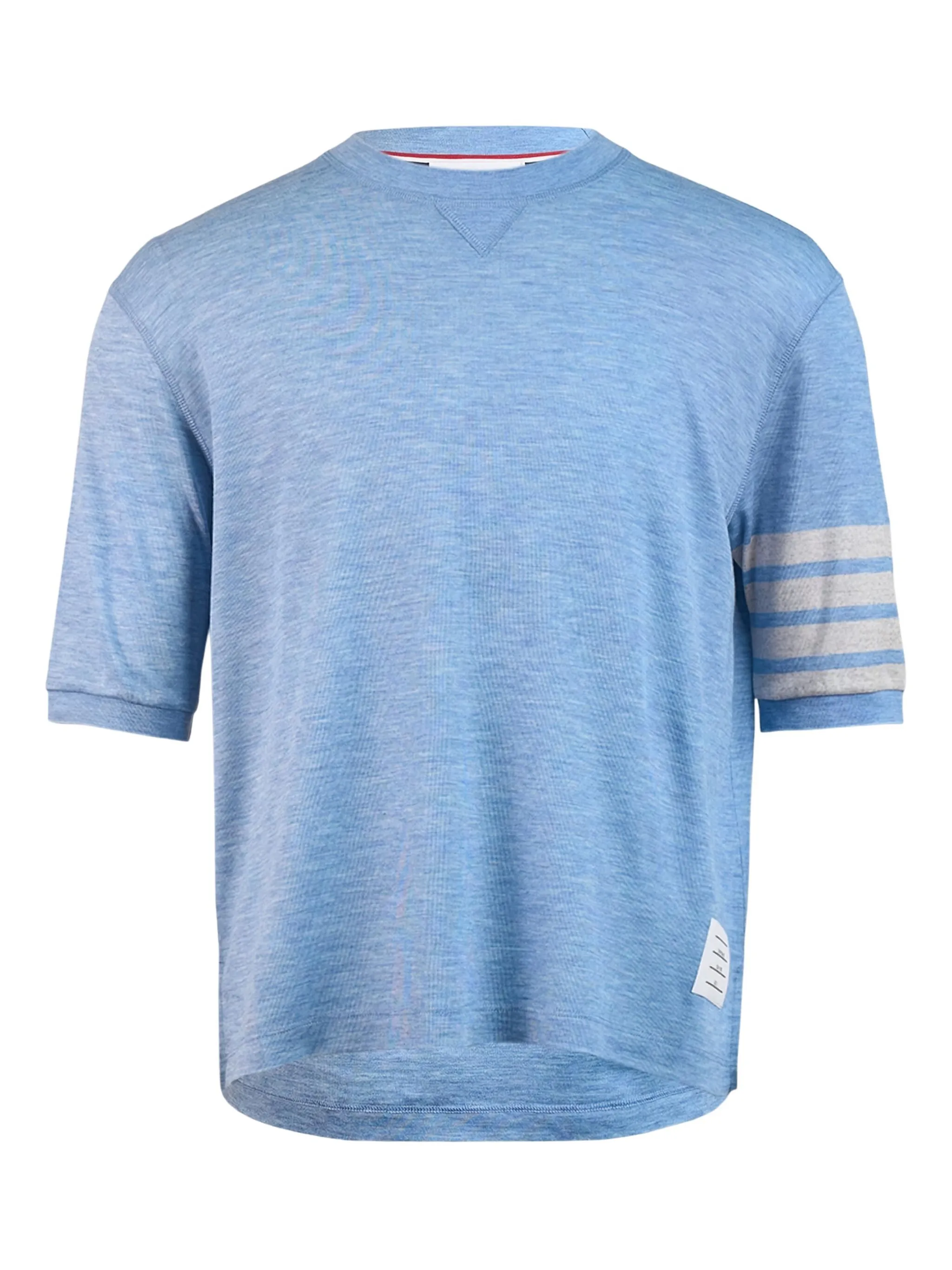 

Футболка с полосками 4-Bar Thom Browne, синий