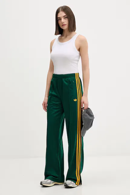 Спортивные штаны Firebird Adidas Originals, зеленый — фото 2