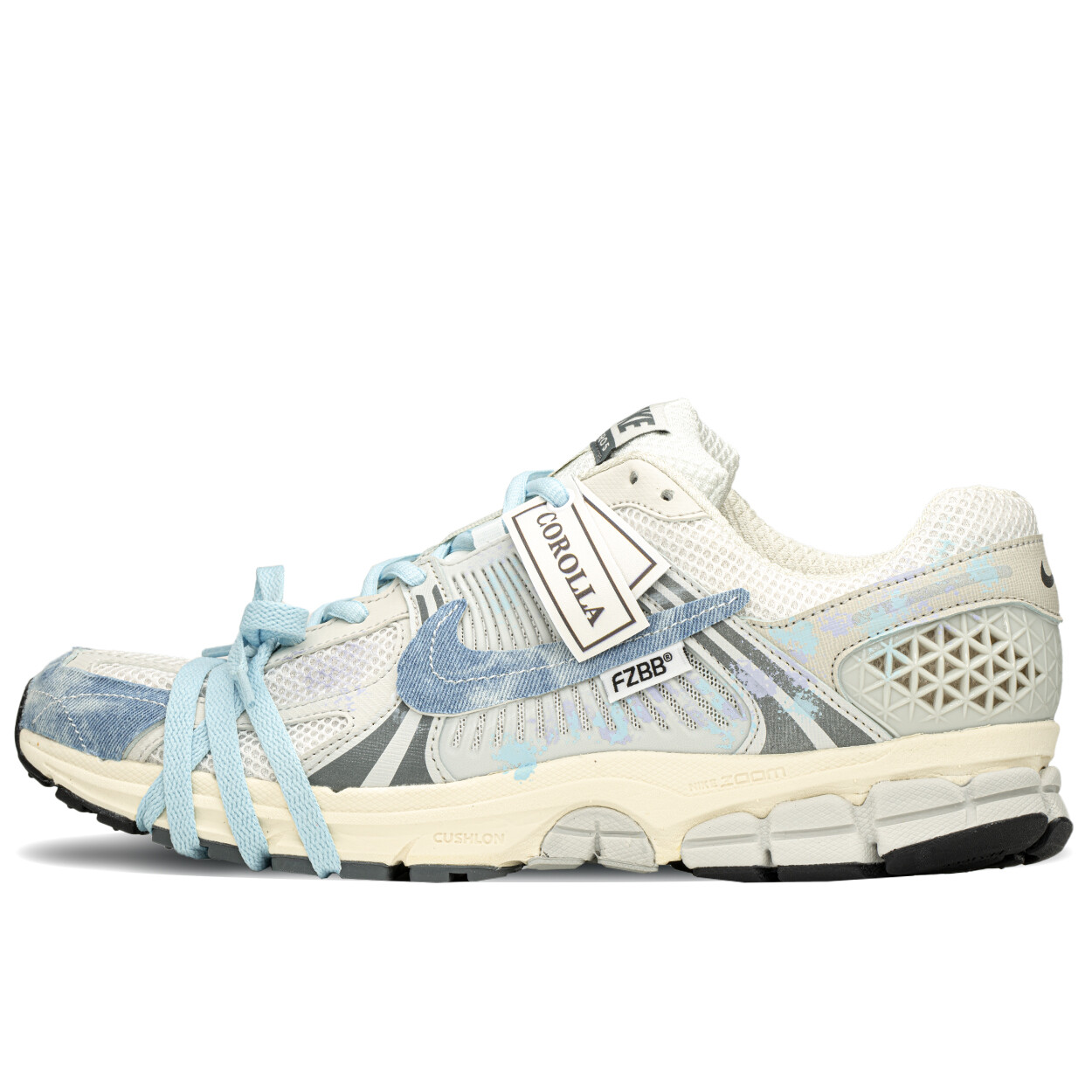 

Кроссовки Air Zoom Vomero 5 унисекс с низким верхом белого/синего цвета Nike