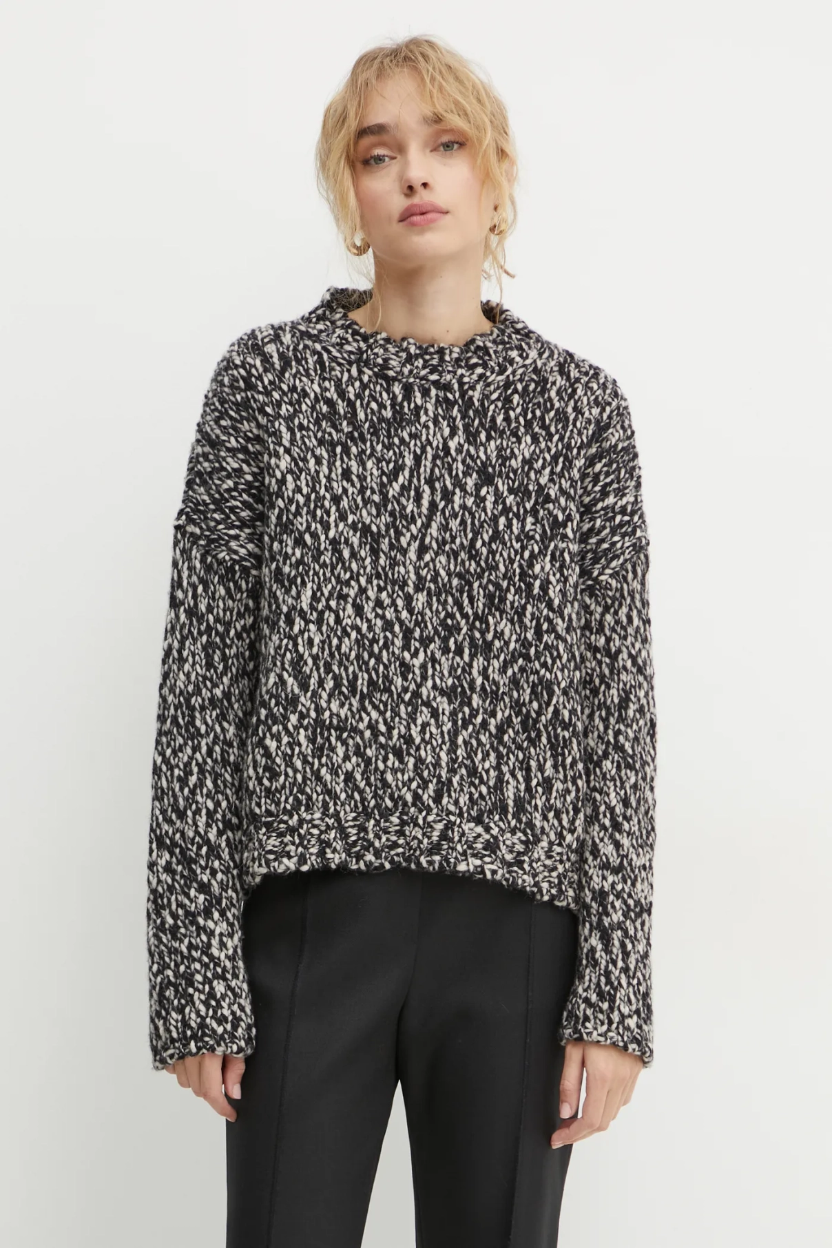 

Шерстяной свитер Weekend Max Mara, черный
