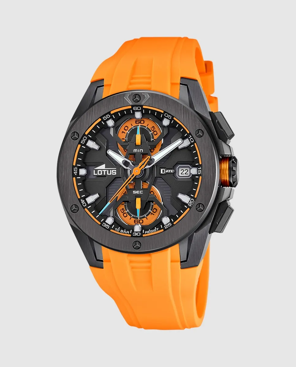 

Мужские часы Vortex 18943/3 Orange Rubber LOTUS, оранжевый