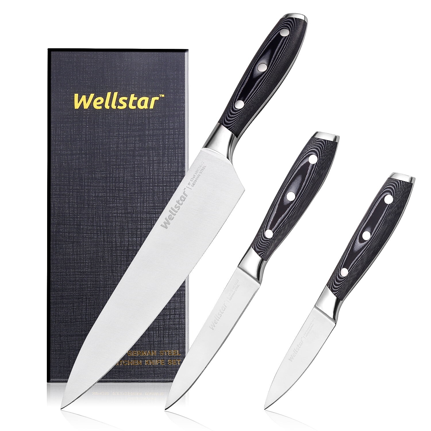 

Набор кухонных ножей Wellstar G10