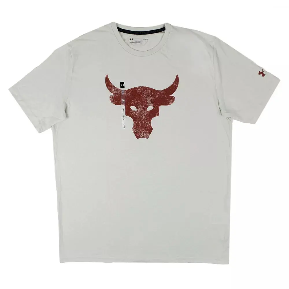 

Under Armour Футболка ProjectRock Brahma Bull мужская ivory, Бежевый, Under Armour Футболка ProjectRock Brahma Bull мужская ivory