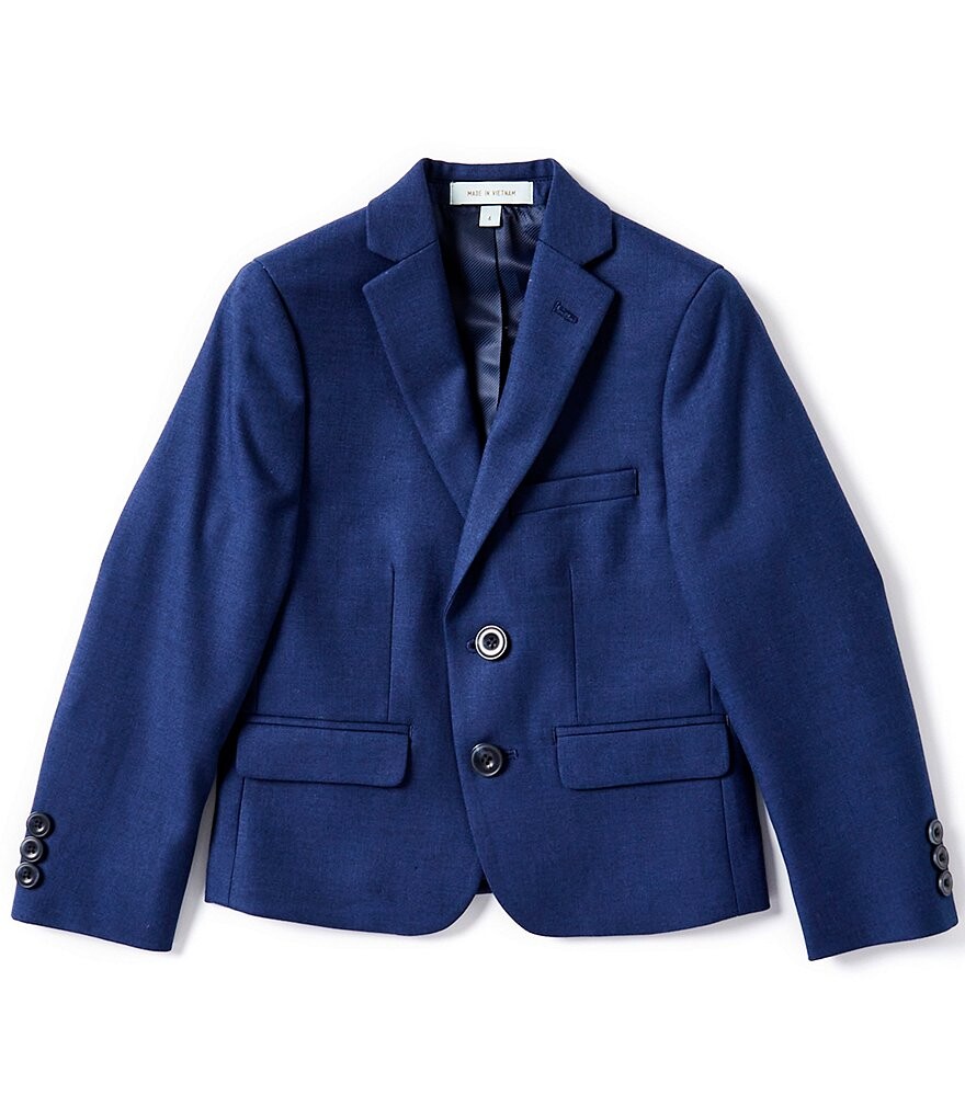 

Куртка Class Club Little Boys 2T-7 с длинными рукавами из акульей кожи, синий