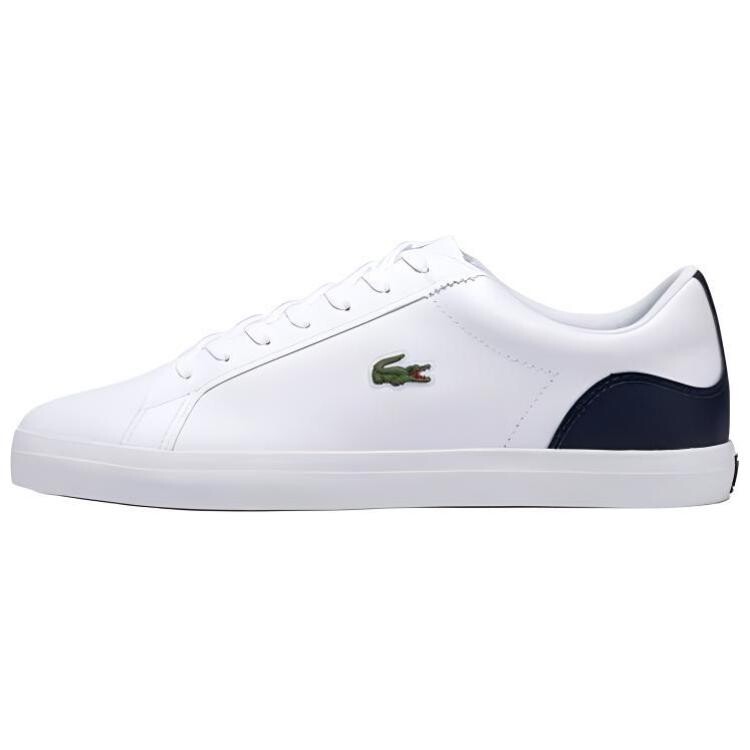 

Кроссовки LACOSTE Skateboarding Shoes Men Low-top White, белый
