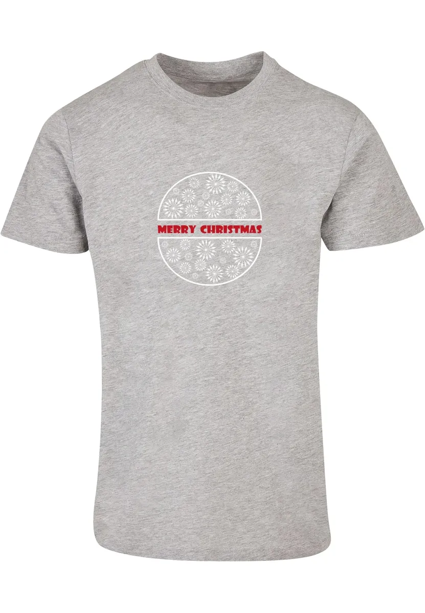 

Футболка Merchcode "Мужская футболка Merry Christmas с круглым вырезом " Merchcode", серый