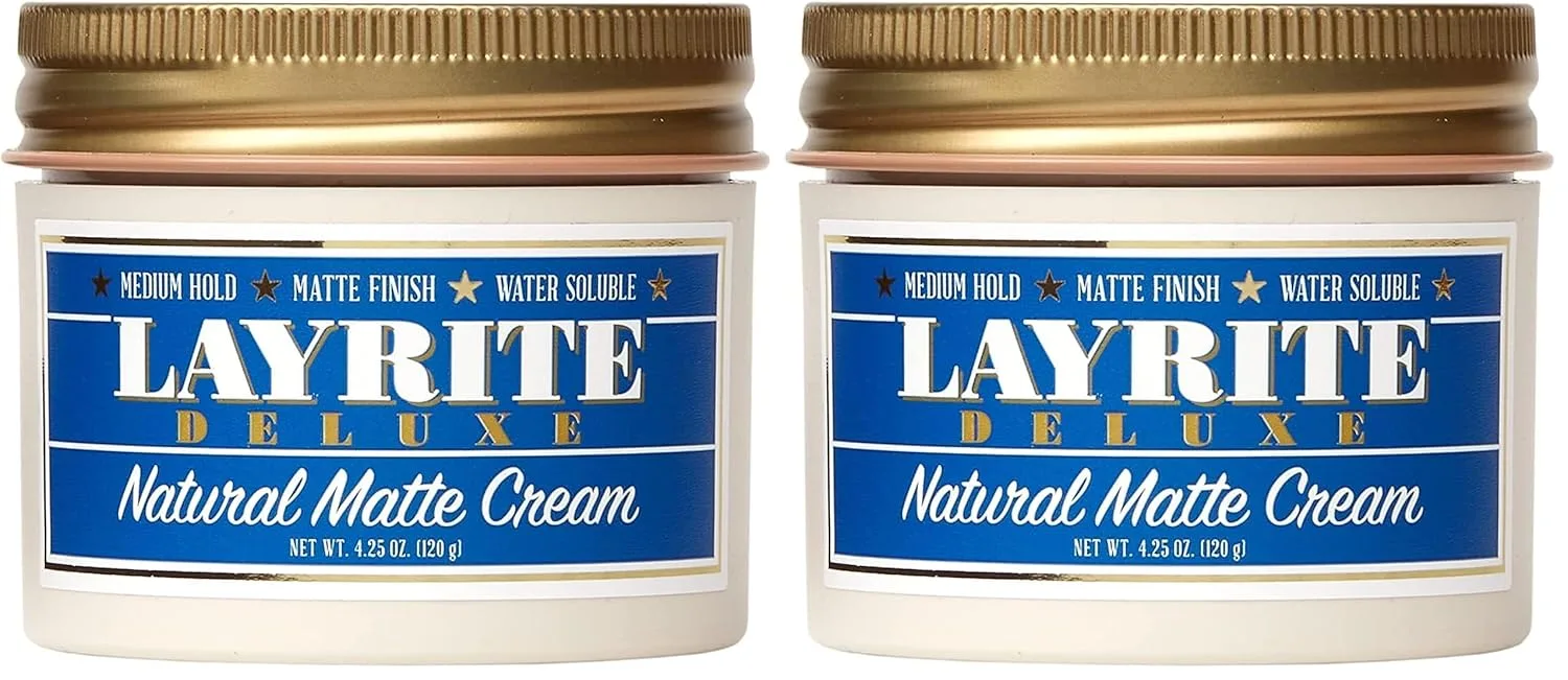 Матовый кремовый бальзам для губ Layrite Natural Matte Cream, базовый, белый, мягкий кремовый оттенок, 113 г (упаковка из 2 шт.) 240.98 г (2 шт.)