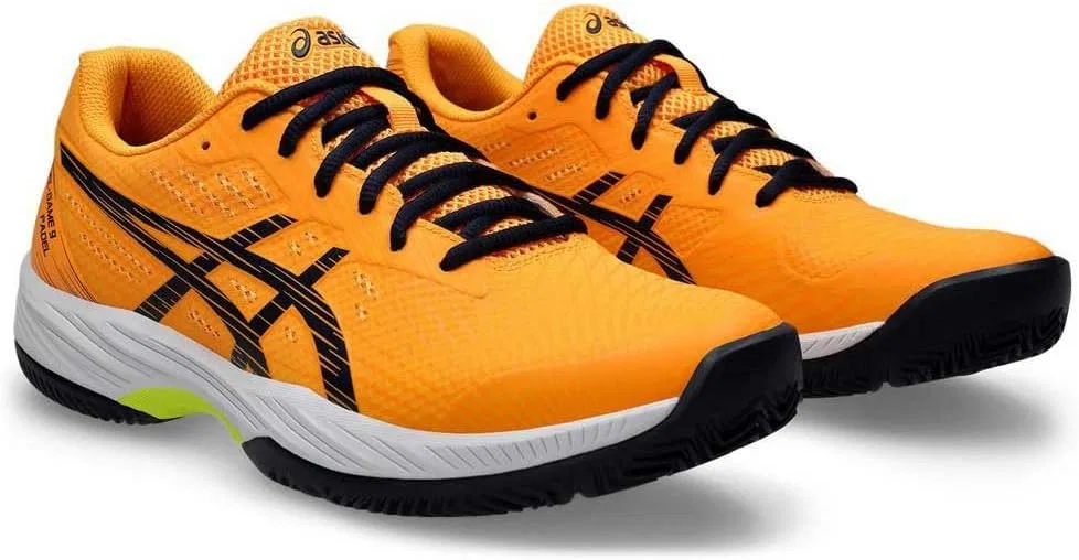 Мужские теннисные кроссовки ASICS Gel-Game 9, Orange Stadium Midnight — фото 4