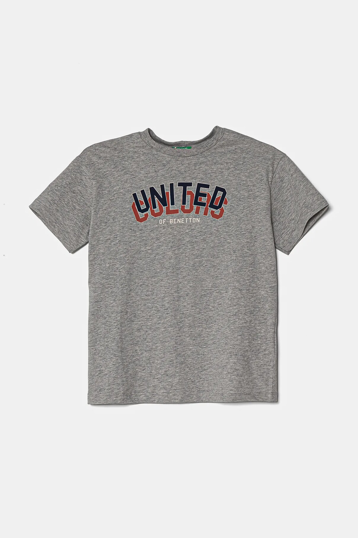 

Футболка из хлопка для детей United Colors Of Benetton, серый