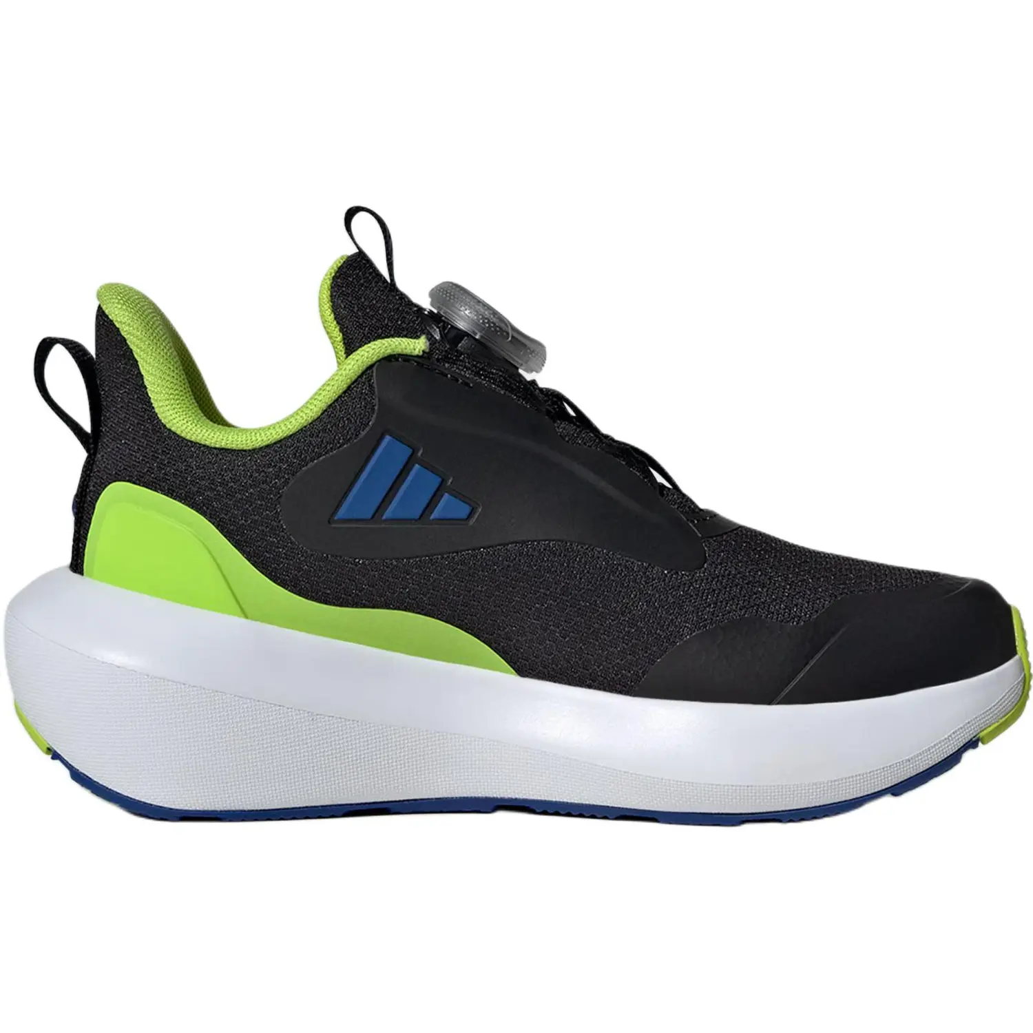 FORTARUN 3.0 Kids" Повседневная обувь для детей Adidas, цвет No. 1 Black/Royal Blue/Green Fluorescent — фото 2