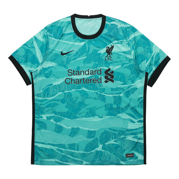 

Футболка Liverpool 20 21 фан-выпуск выездная футболка Nike, зеленый