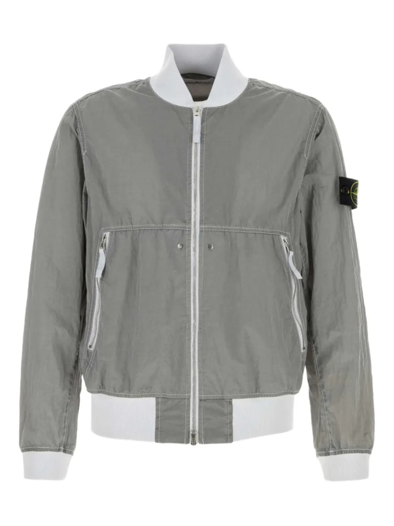 

Куртка-бомбер на молнии Stone Island, серый