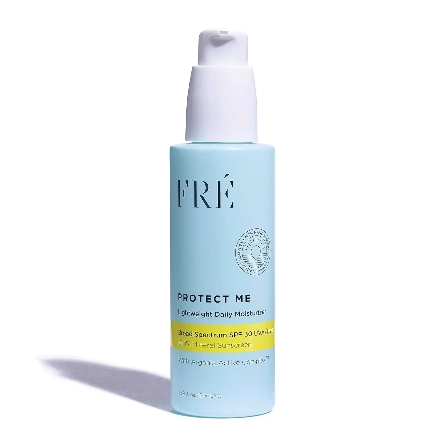 Минеральный солнцезащитный крем для лица с Non-Nano Zinc Oxide SPF 50, PROTECT ME от FRE Skincare - безопасен для рифов, водостойкий, без белого налета, увлажняющий крем для лица - некомедогенный и протестирован офтальмологами Fré, white