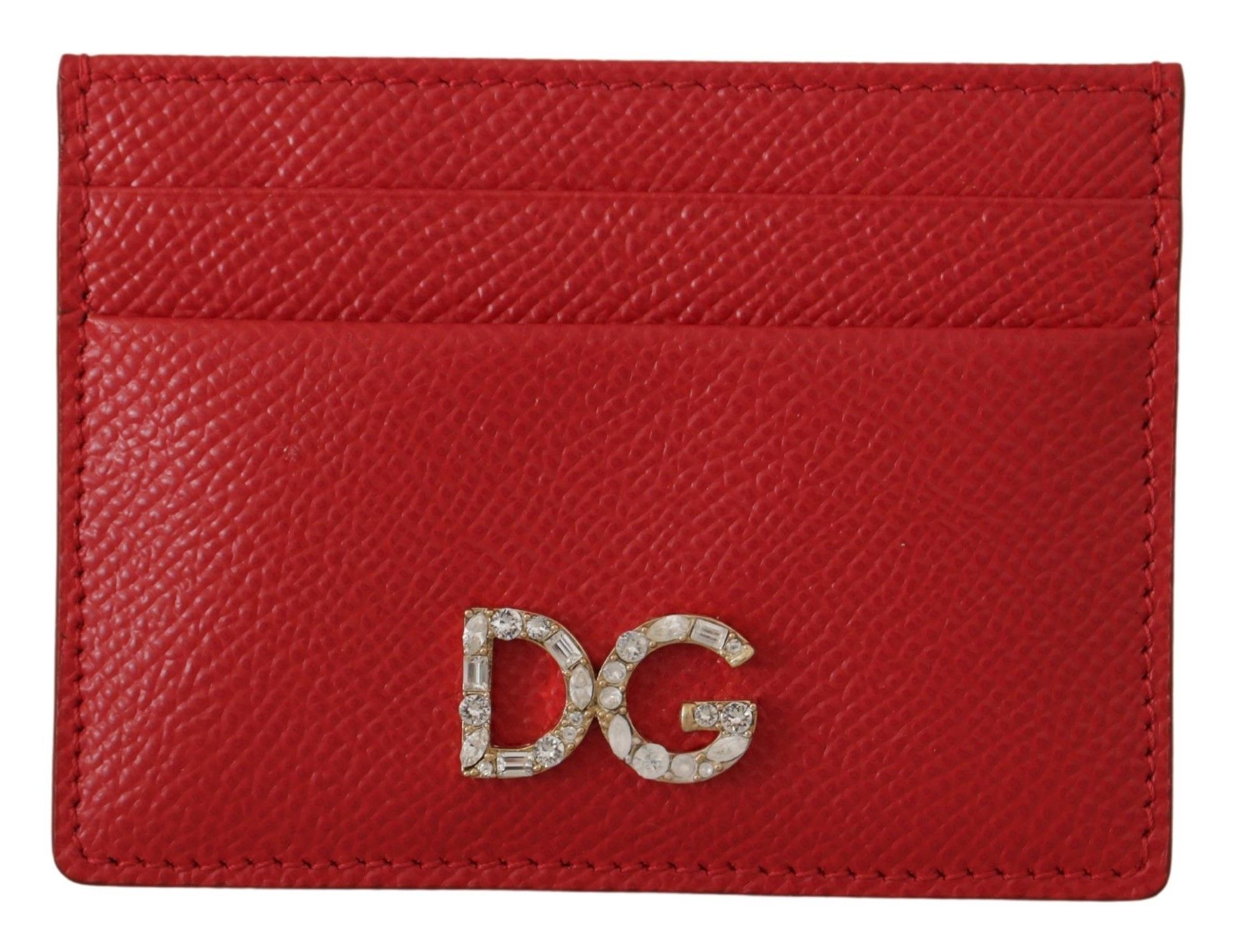 

Элегантный красный кожаный кошелек для карточек Dolce & Gabbana