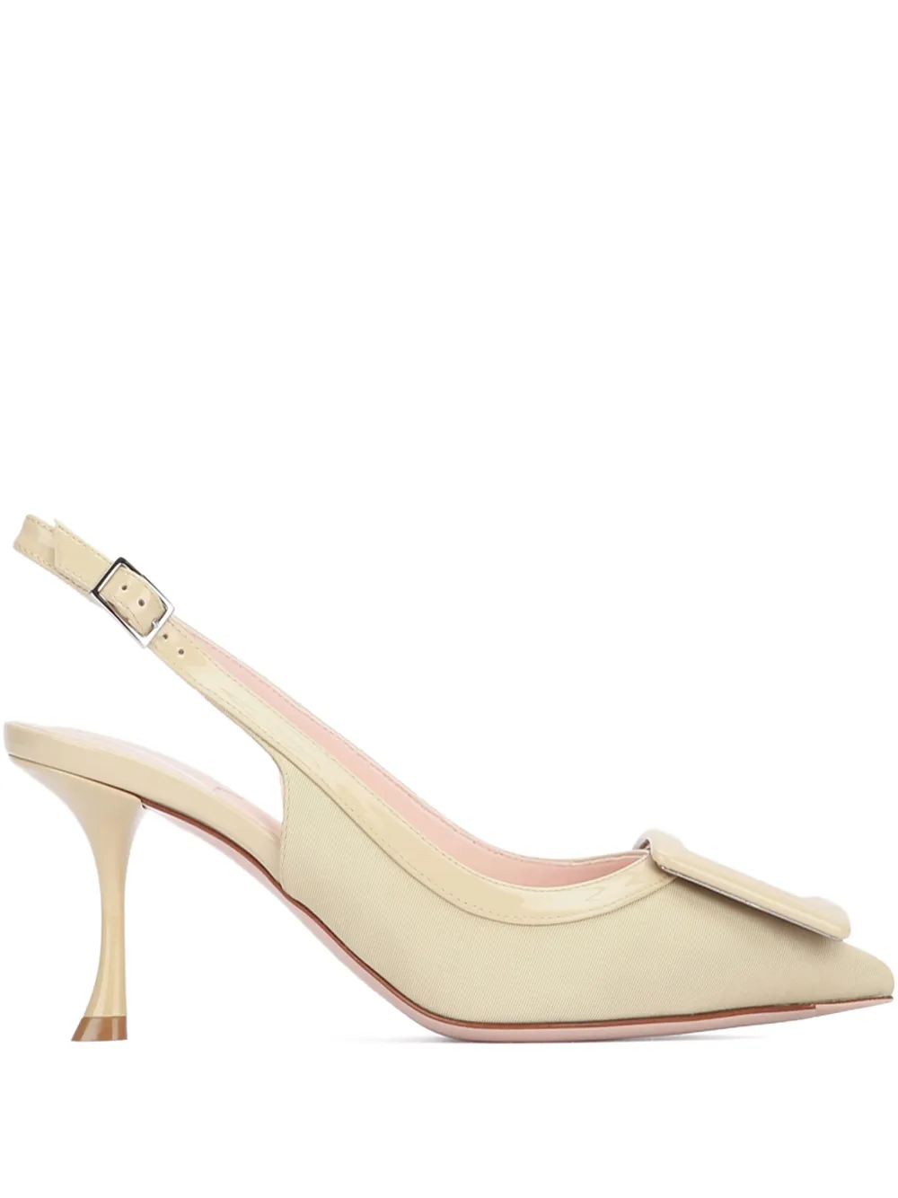 65-миллиметровые туфли Vin In The City с открытой пяткой Roger Vivier, нейтральный
