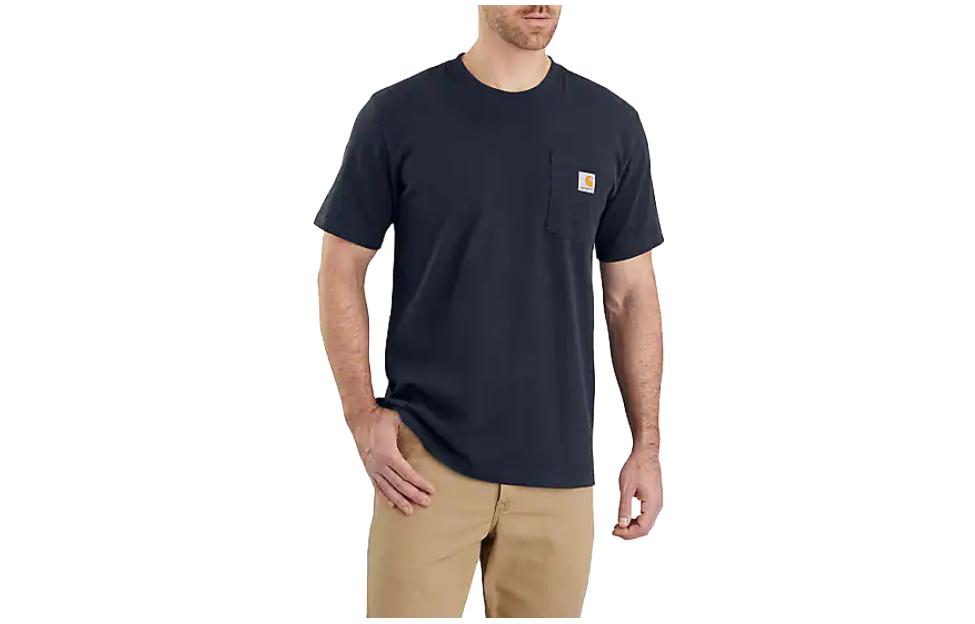 

Футболка с коротким рукавом и карманом Heavyweight Carhartt, синий