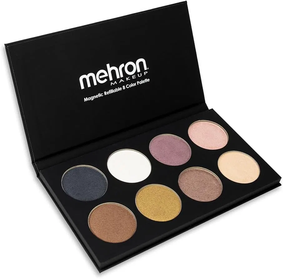 Тени для век 8 оттенков Shimmer Mehron