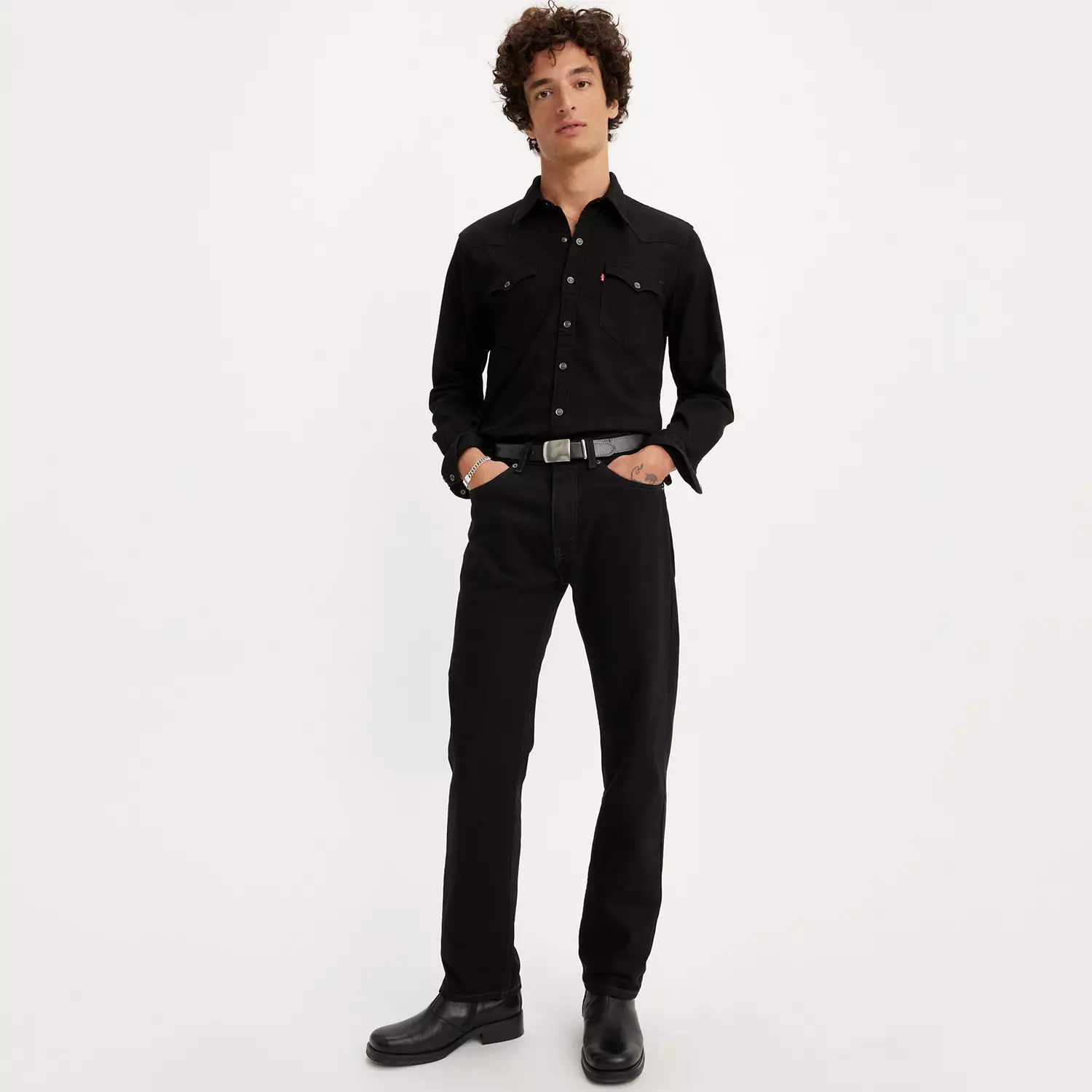 

Мужские джинсы Levi's 505, черный
