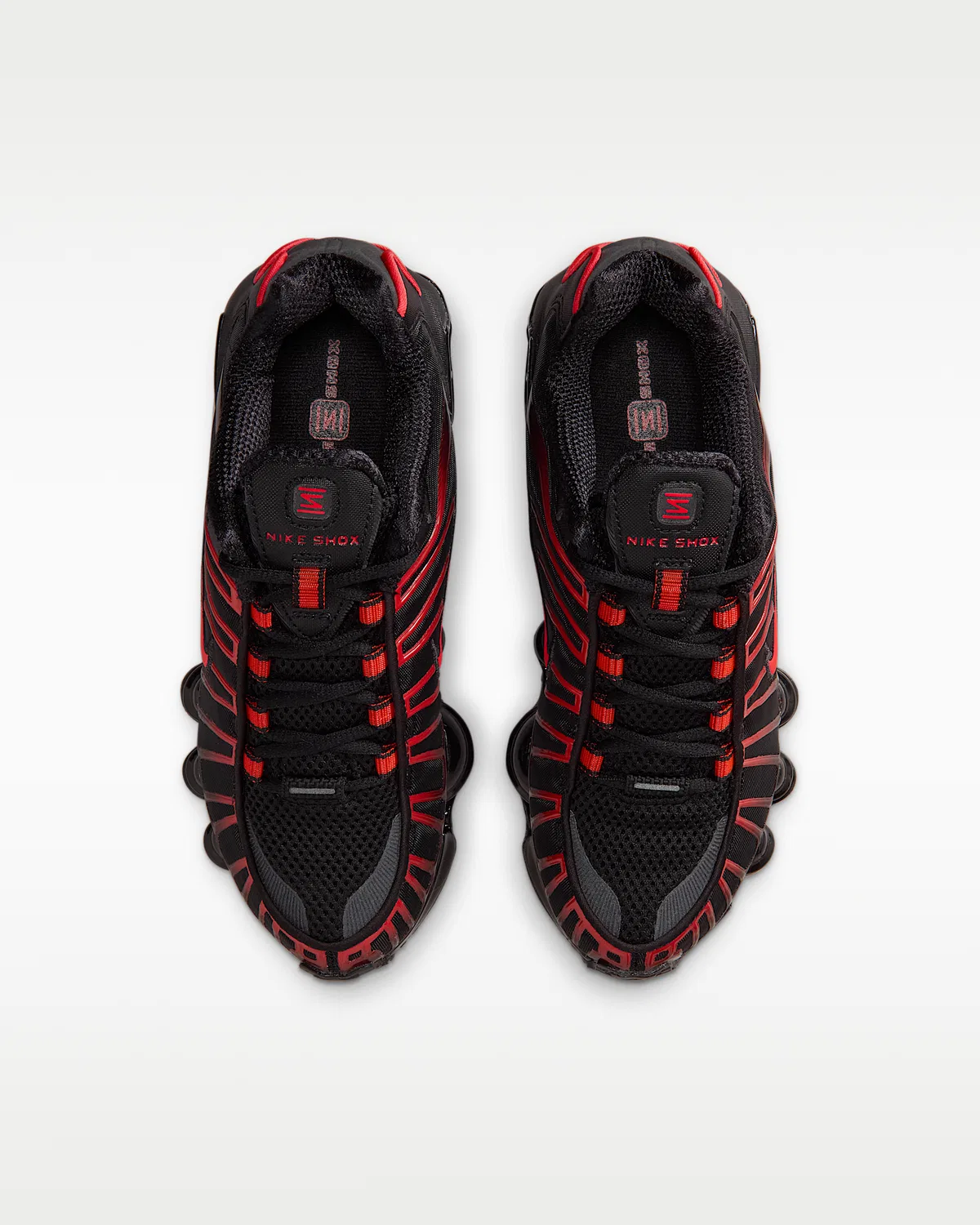 Детские кроссовки Nike Shox TL, Black/Black/Light Crimson — фото 4