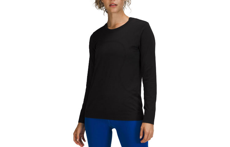 

Женская футболка из коллекции Swiftly Relaxed Collection Lululemon, черный