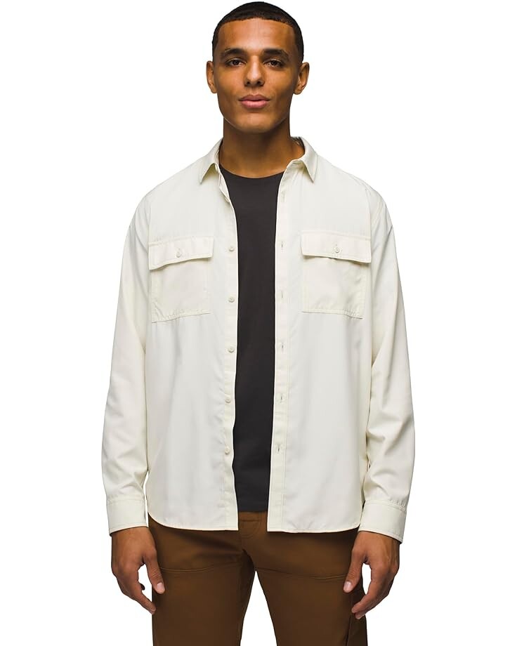 

Рубашка Prana Lost Sol Long Sleeve, цвет Chalk