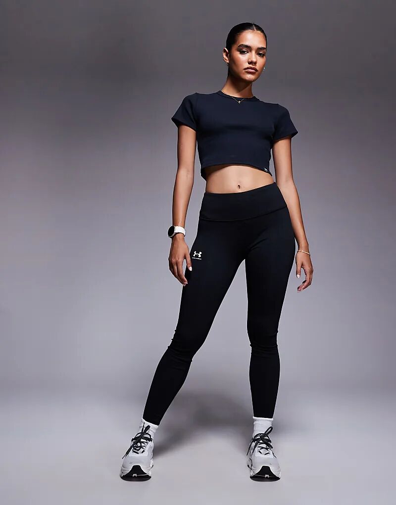 

Леггинсы Under Armour Rival черного цвета