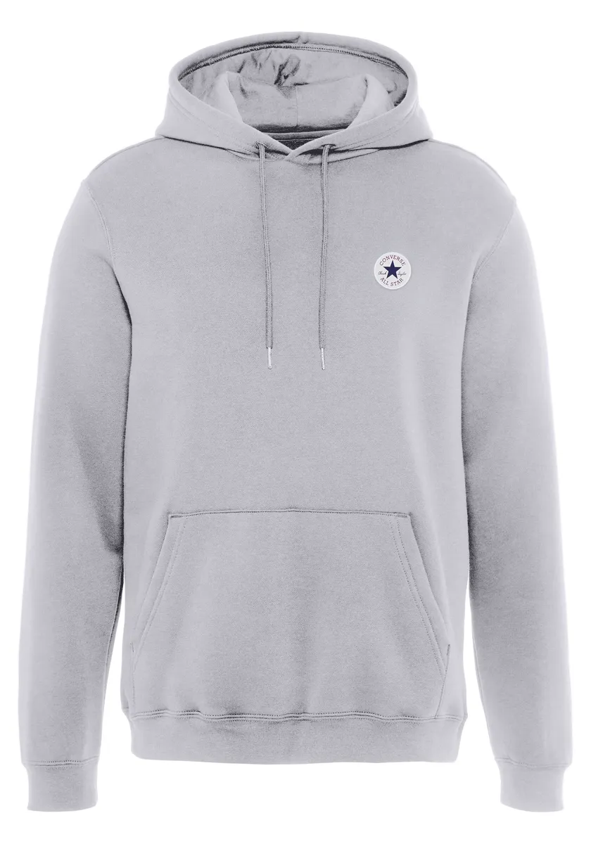 

Толстовка Converse с капюшоном "CONVERSE GO-TO CHUCK TAYLOR PATCH PULLOVER HOODIE", серый