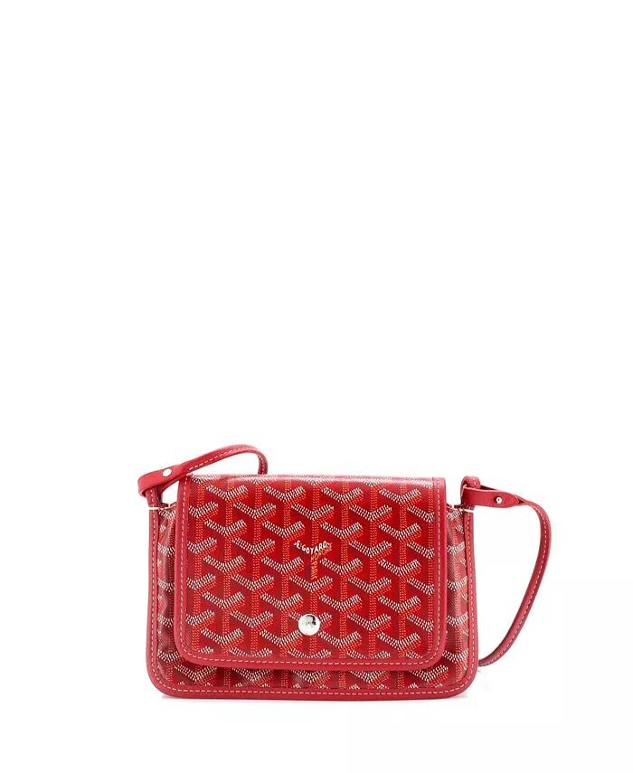 

Кошелек-клатч Plumet из покрытого холста Pre-Owned Goyard, красный
